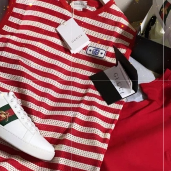 💯authentic ❤️gucci tops. for summer casual❤️ - Picture 8 of 14